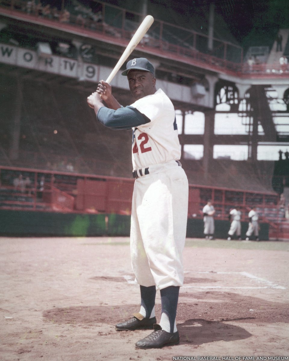 When Jackie Robinson stepped onto the Ebbets Field grass on April 15, 1947, he changed the landscape of the National Pastime — and the nation itself. Today on the 77th anniversary of his debut and every day at the Hall of Fame, we celebrate the legacy of his incredible life.