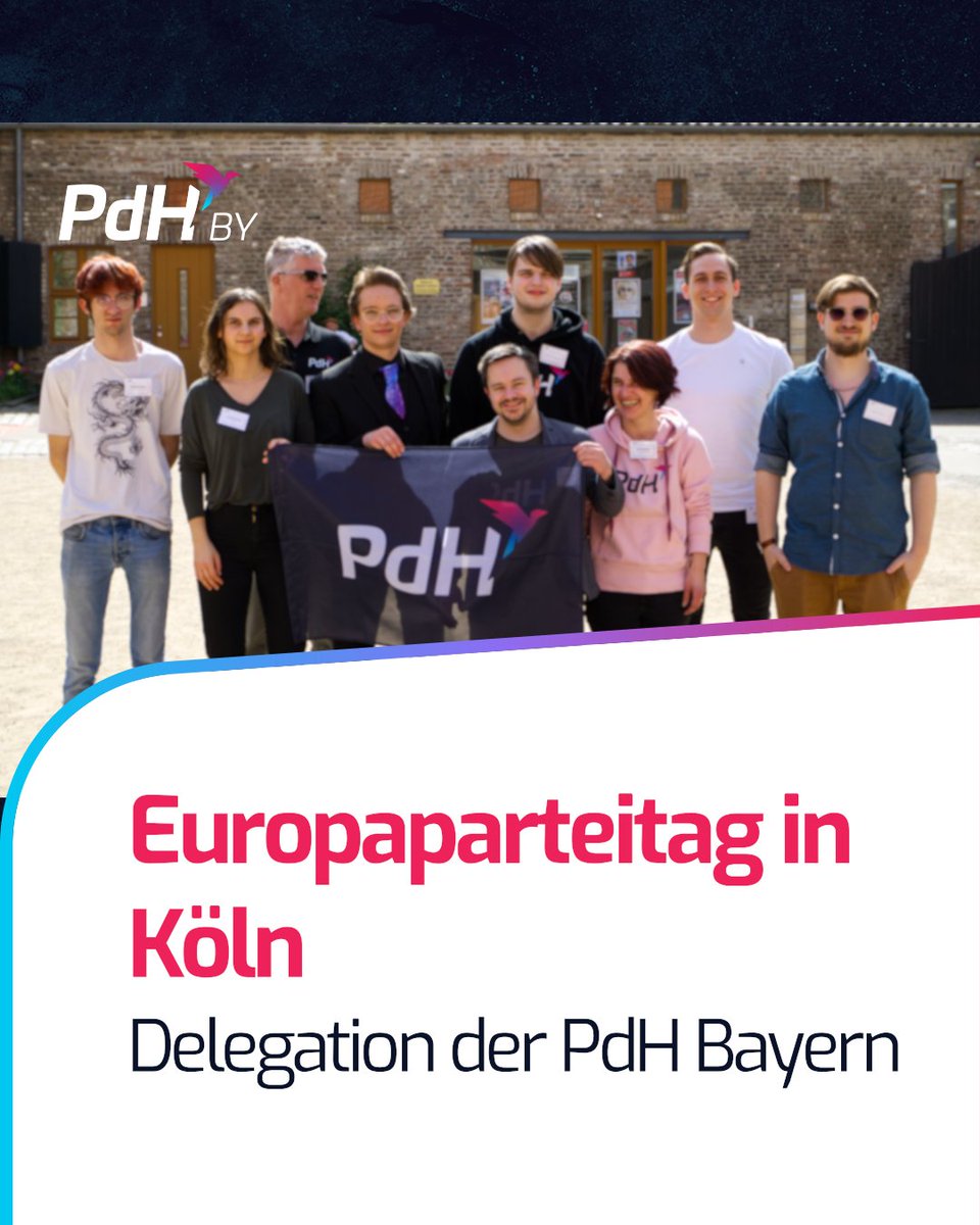 pdh_bayern's tweet image. Unser wundervoller #EuropaParteitag in #Köln ist zu Ende.
Natürlich waren wir auch als LV Bayern mir einigen Leuten vor Ort.

#PdH #PdH4Europe #PdH4EU #EUWahl #Politik #Bayern #NeuerPolitikstil #FrischerWind #GegenStillstand #SozialliberalerAufbruch #Zukunft #ParteiDerHumanisten