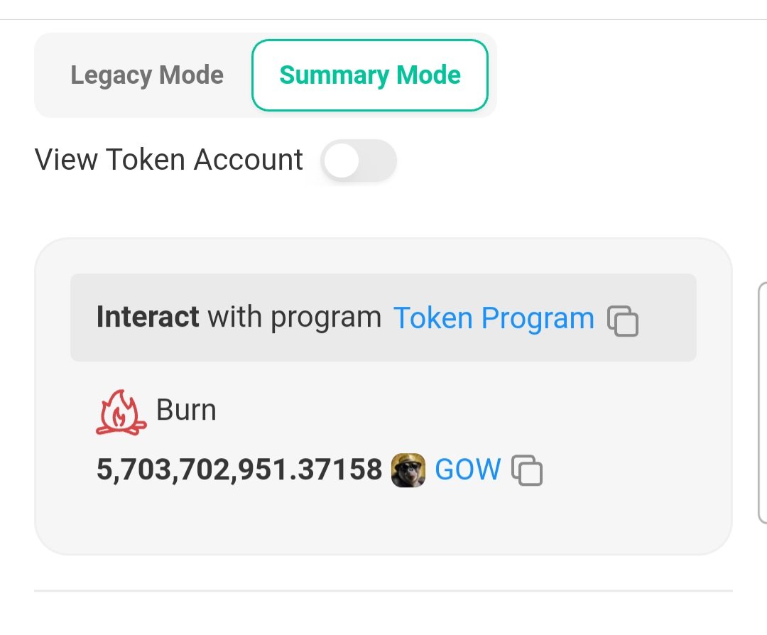Thegowfather's tweet photo. We burned over 5 billion token and will continue to burn more so every Investor can benefit from this get your token hodl and wait for it 🫡🦍🦍

#SolanaMemeCoins
#tokenburn #krypto #Crypto 
#MemecoinSeason2024 https://t.co/FxsHAw63RI