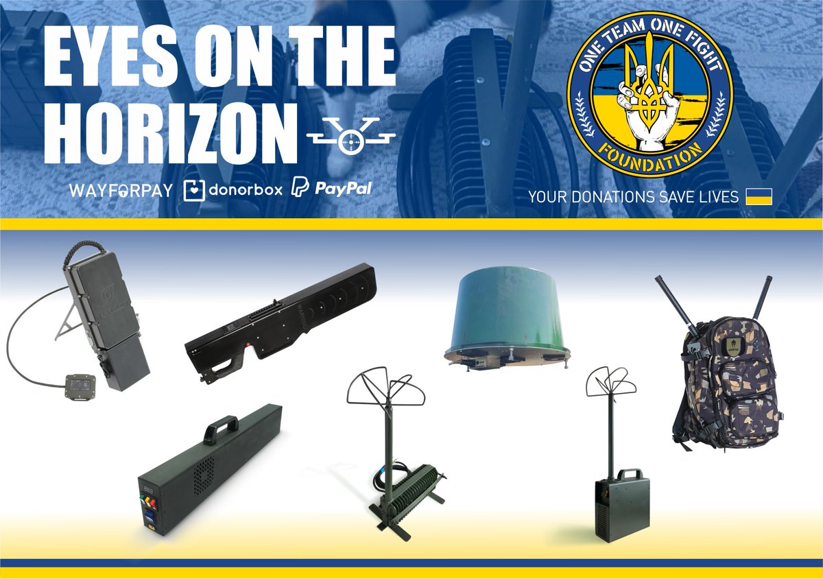 Anti-drone systems come in many different types. Which one the units need depends on a huge amount of factors. Is it for stationary use, vehicles, or backpacks for the soldiers? We have many requests for drone jammers! ➡️ donorbox.org/eyes-on-the-he… ➡️ paypal.com/donate/?hosted… The…