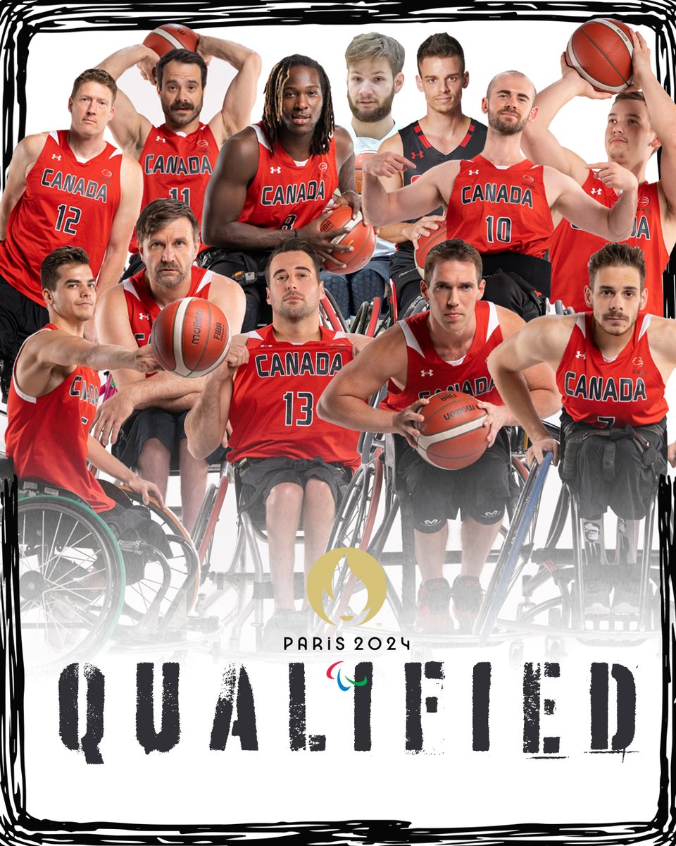 Ticket punched! Canada is off to the Paralympics following a 72-60 victory over Italy at the Men’s IWBF Repechage Tournament. #TeamCanada | #Wheelchairbasketball | #roadtoparis2024 | #LastChanceforParis