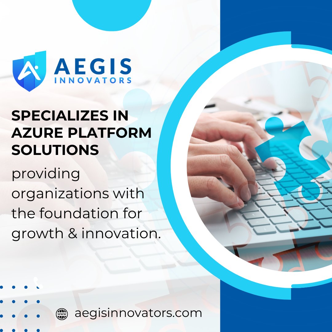 Monday vibes are better with a secure cloud infrastructure! AEGIS INNOVATORS specializes in Azure platform solutions, providing organizations with the foundation for growth and innovation. Secure your future with us! 

#MondayVibes #SecureCloud #AzureSolutions