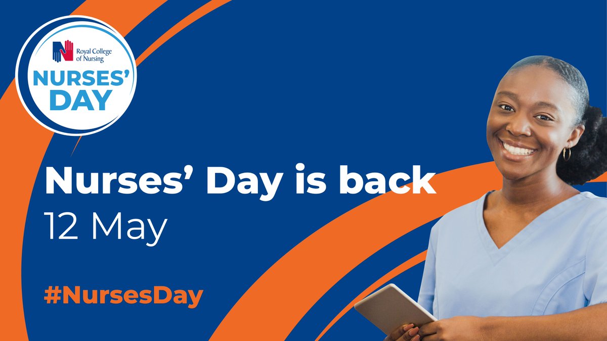 ✍️ Save the date: 12 May, #NursesDay is back. This is an opportunity to showcase the difference that your chosen career makes and to highlight the major shift needed in the way that nursing is valued to support the future of the profession. 🔗 bit.ly/3TZsWJF