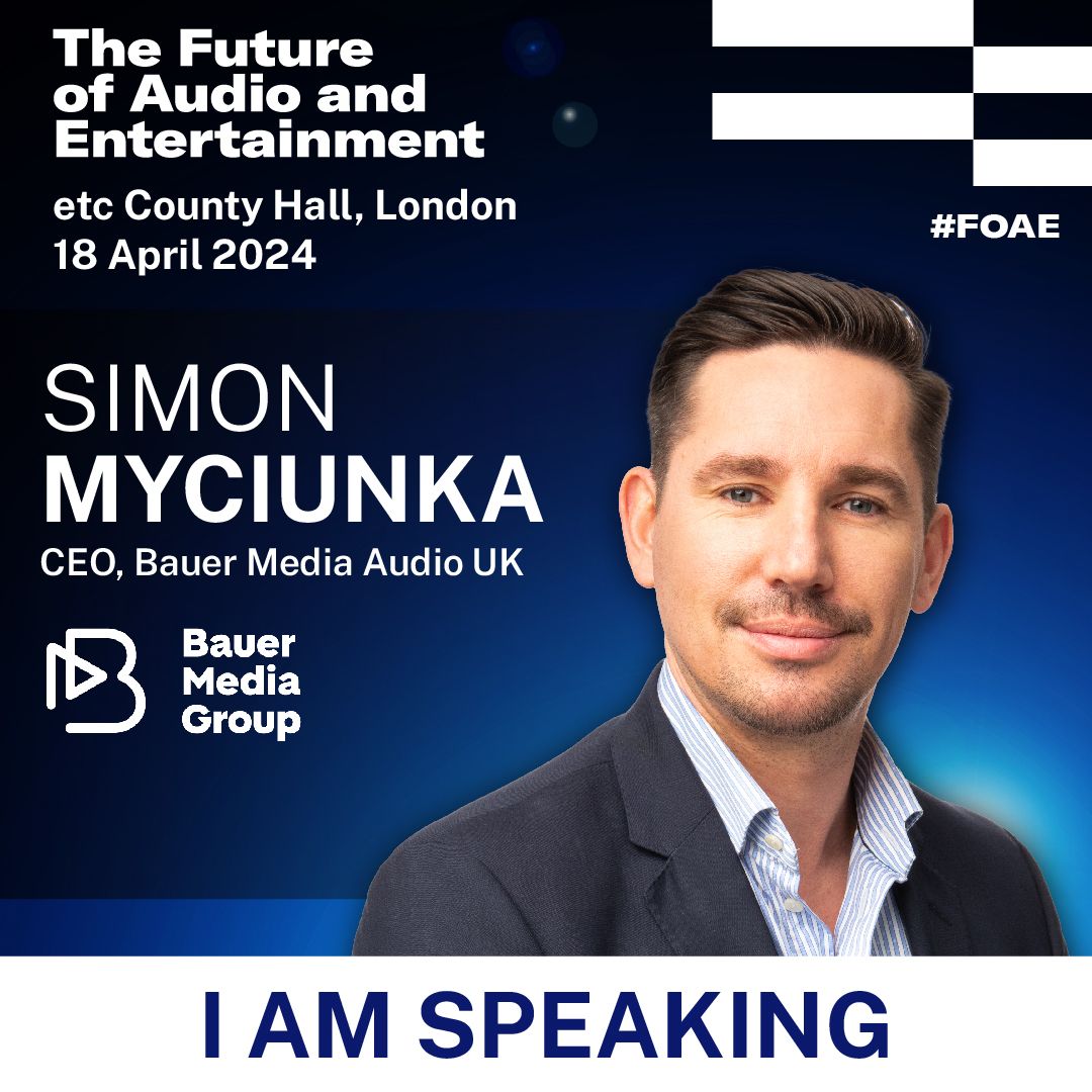 Our CEO Simon Myciunka is joining @TheMediaLeader's Omar Oakes at @AdwantedEvents' Future of Audio & Entertainment this Thursday to discuss his vision for the business and why he believes continued innovation will be the key to audio’s future success. 📻