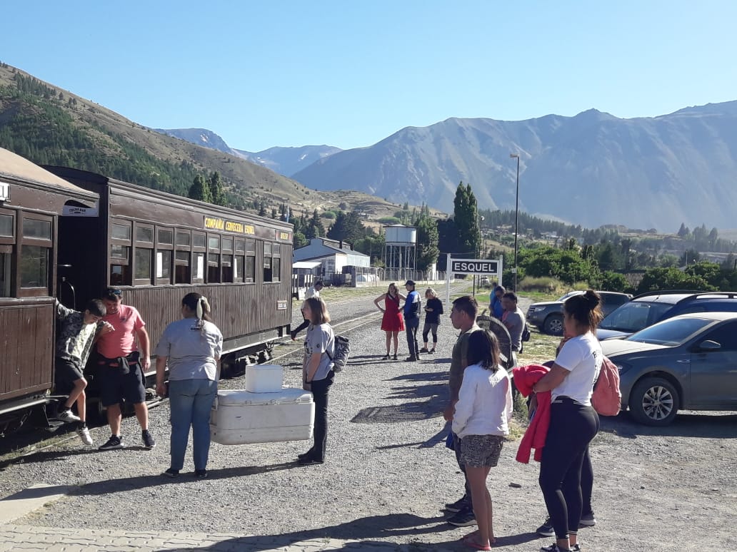 “desde enero hasta marzo se recaudó con los viajes de la Trochita unos 130 millones de pesos” Ignacio Goyeneche jefe de la estación Esquel del tren