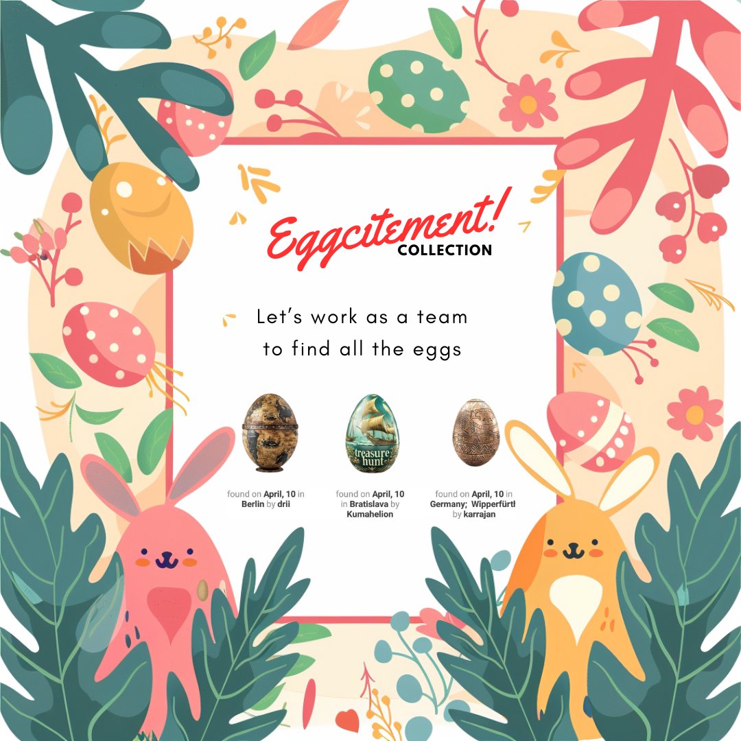 zest_citygems's tweet photo. Help the community to find all the 100 Easter eggs! 🥚 🎀🐇

🧭 Find zones marked with a Red Chest in your city

📲 Find the sights with the red chests and scan them with a Zest camera! >> link in bio

#treasurehunting https://t.co/UWDpGnZcZR