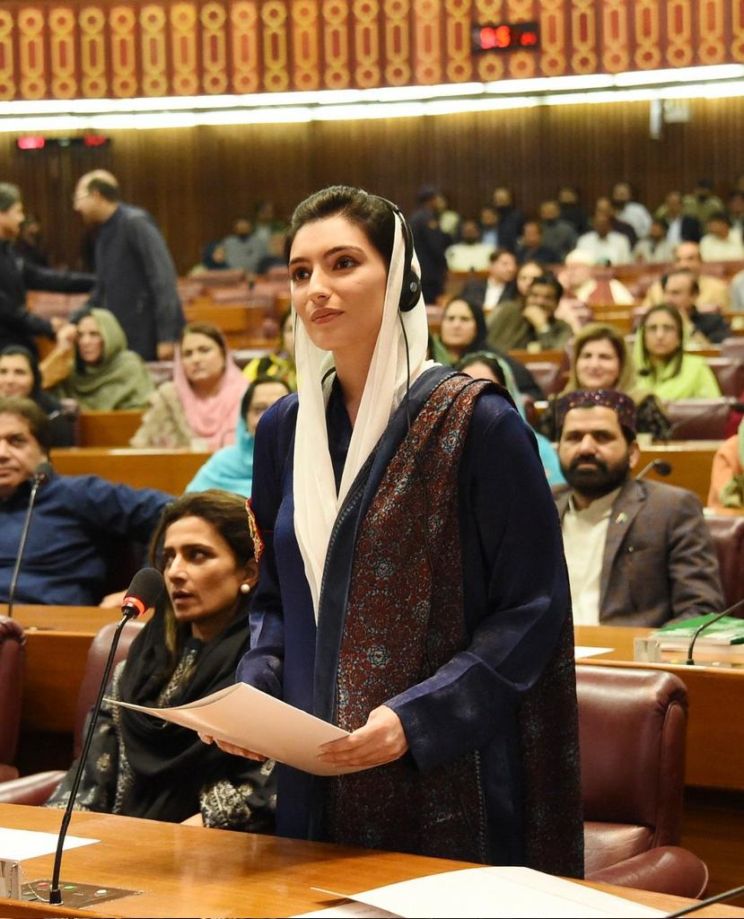 Congratulations to Bibi @AseefaBZ for taking oath as a member of prestigious National assembly. Benazir is back 🙌🏻 @BBhuttoZardari