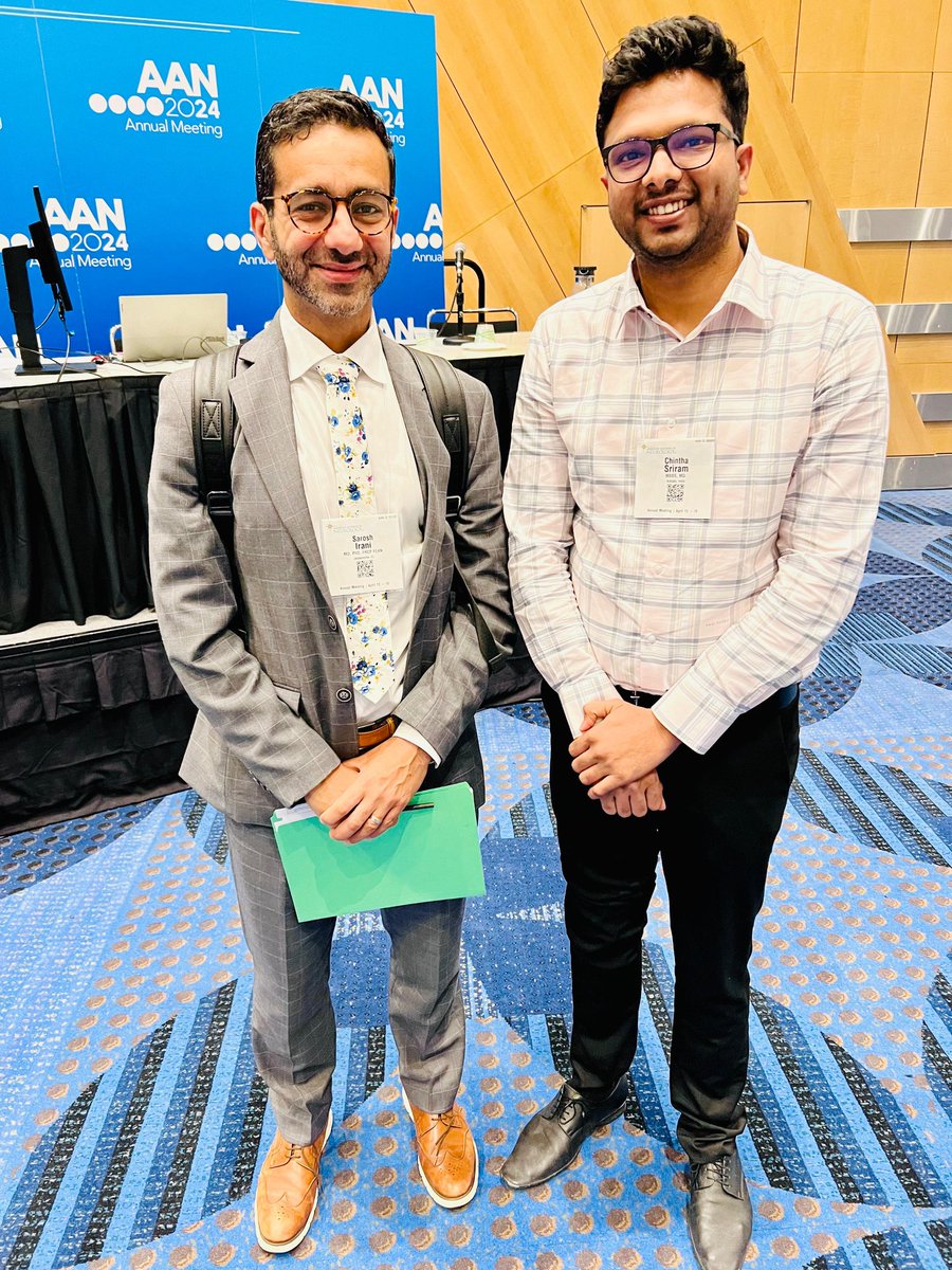 CVSriram2's tweet photo. #AANAM2024, Day 2
Immersed in Clinical Pearls in Autoimmune Neurology by @MayoClinic . An exceptional lecture by Prof. Sarosh Irani @Mayo_AING. Enlightening knowledge ! @AANmember @neurology_live #Neurotwitter https://t.co/RWMJRfSJy2