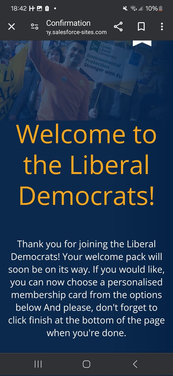 I've joined the Libreal Democrats. They are far more progressive and left-wing than Starmers Labour Party. Plus, the LibDems support: •Proportional representation✅️ • A written constitution✅️ • The legalisation of cannabis✅️ • An elected Second Chamber✅️