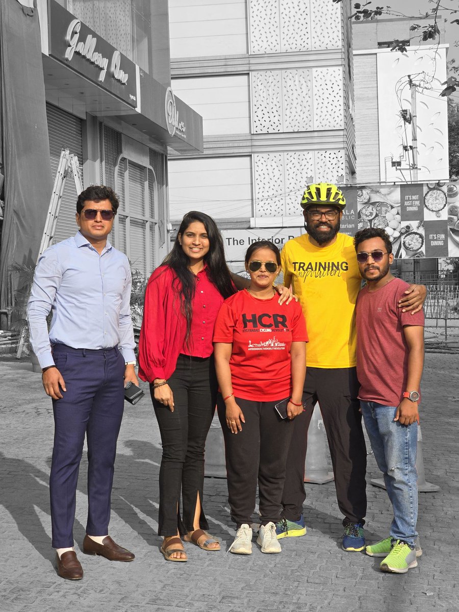 #Happyhyderabad Ride to Banjara hill niloufer cafe Happy journey & we will be missing your leadership & Daily cycling rides @UllasChandrakar @HydcyclingRev #HyderabadCyclingRevolution #hyderabadactivemobility