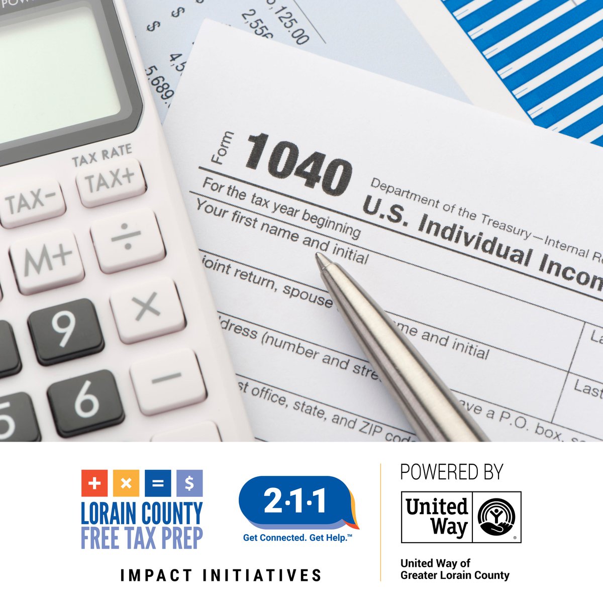 Today is Tax Day! While appointments are full for our Free Tax Prep service at Elyria Public Library West River Branch, don't worry! We're still here to assist walk-ins to the best of our ability.
Our post-season tax calendar is now available. give 211 First Call for Help a call.