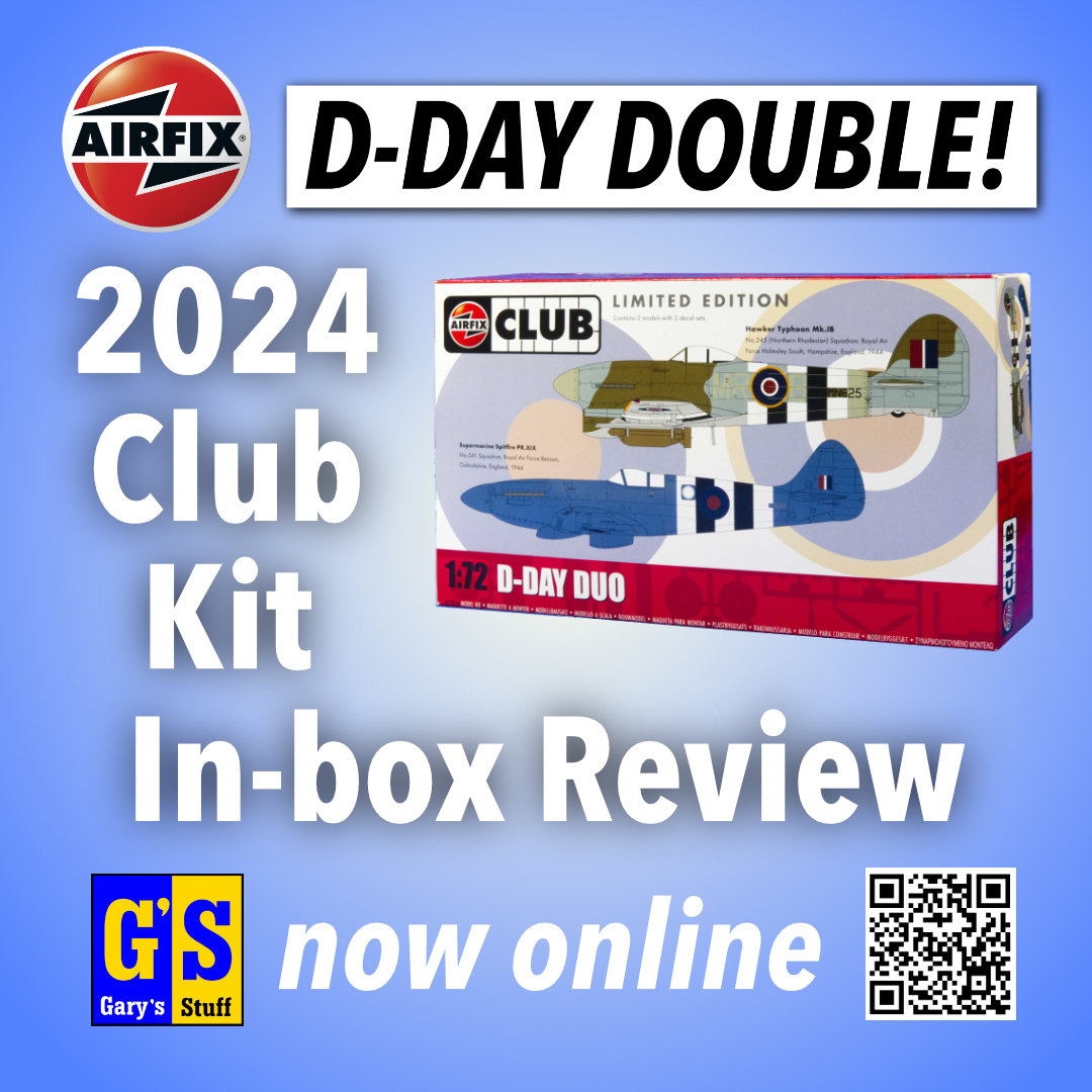garys_stuff's tweet photo. What is in the @Airfix 2024 Club Kit? Let me show you! #plasticmodel #plasticmodelling #scalemodelling #scalemodel #spitfire #typhoon #dday https://t.co/OHsKjFHz3T https://t.co/Mz4WQYthO2