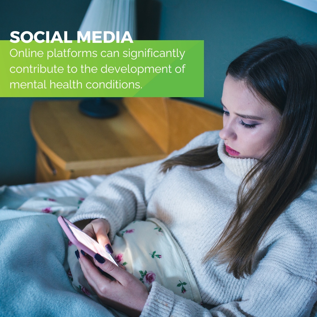 Online platforms can significantly contribute to the development of mental health conditions.

Learn more about social media's impact on mental health. Reach out to Child Focus today! 

#ChildMentalHealth #MentalHealthServices #MentalHealthMatters #SocialMediaMentalHealth