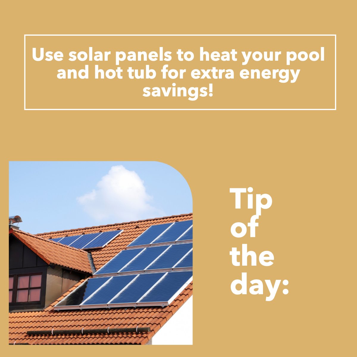 Check the tip of the day!! 💡 #solarpanels #realestatetipsoftheday #tipsoftheday
