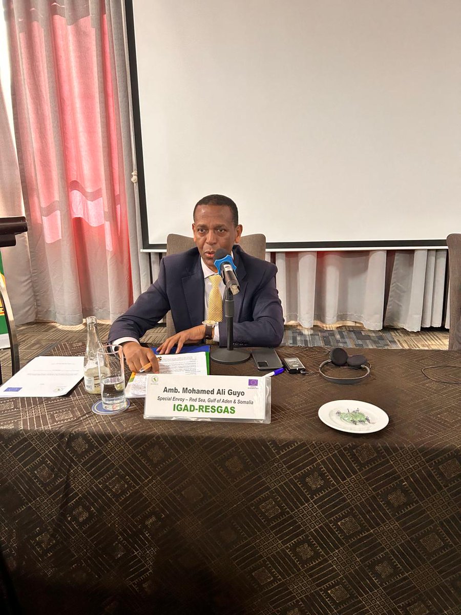 IGAD Taskforce consultation to develop a multi-disciplinary policy-oriented research and analysis on the Red Sea and Gulf of Aden. 15th- 17th April, 2024. Day 1 #EU #igadresgas #IGAD