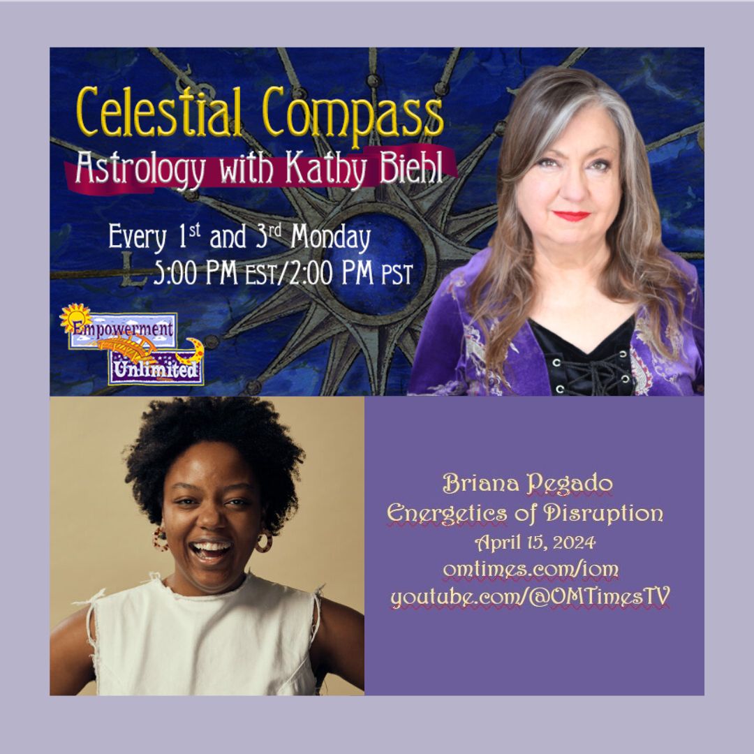 This evening I'll be discussing my book MAKE GOOD TROUBLE on Celestial Compass: Astrology with Kathy Biehl at 5pm EST time (10pm BST). You can watch live via this link: youtube.com/@OMTimesTV/fea… #debutbook #makegoodtroublebook #disruption #energy #energetics #practicalguide