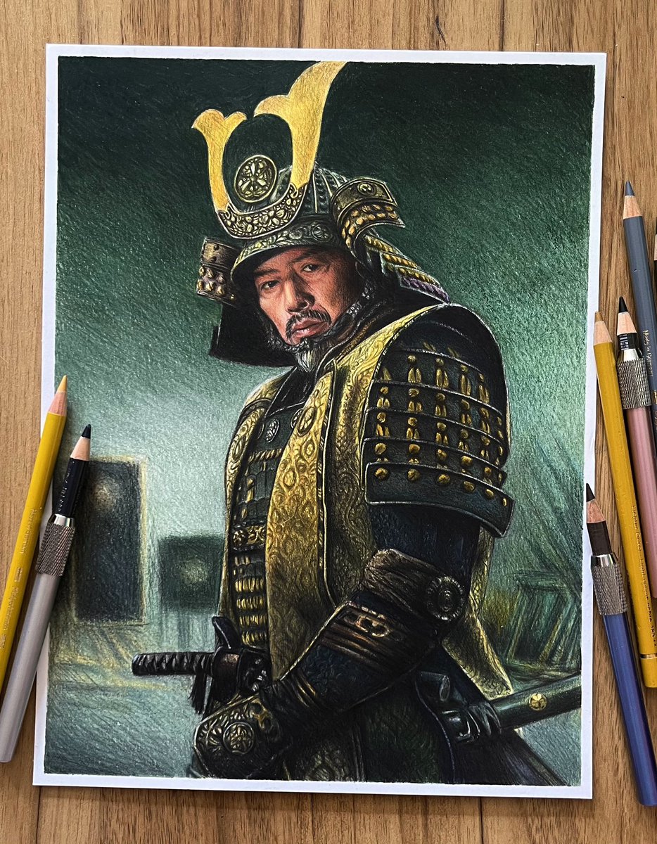 23x30cm, цветные карандаши

#art #drawing #coloredpencil #pencildrawing #colouredpencil #coloredpencilart #polychromos #shogun #samurai #сегун