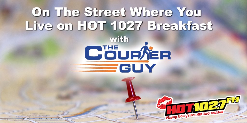 Be street smart and win with Hot 1027 and @TheCourierGuySA. Listen out for ‘On The Street Where you Live’ for your chance to win R500. If the dart lands on your street, Whatsapp us on 083 453 1027 to claim your prize! Tune in to HOT 1027 Breakfast every morning from 6:30.