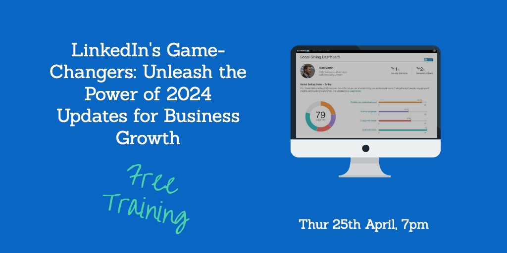 Unlock LinkedIn's Growth Potential & Become an Industry Authority!  Join our FREE webinar on 25/4 & learn winning strategies for lead gen & sales! Here's the registration link: us02web.zoom.us/webinar/regist…

#LinkedInMarketing #webinar