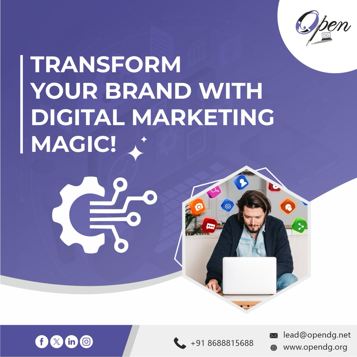 Let us help you unlock the full potential of your brand and captivate your audience like never before. #DigitalMarketing #BrandTransformation #MarketingMagic #Innovation #Success