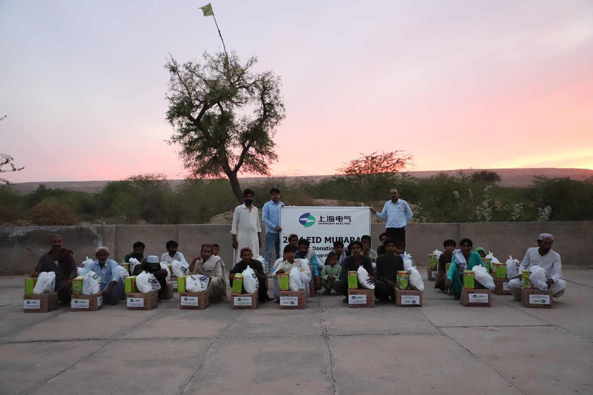 On April.5,2024, Thar Block-1 Integrated Energy Project provided food supplies to 1000 households of local villagers in Thar region during Ramzan, with rice, flour, cooking oil, sugar, tea, etc. #cpec #csr #thar