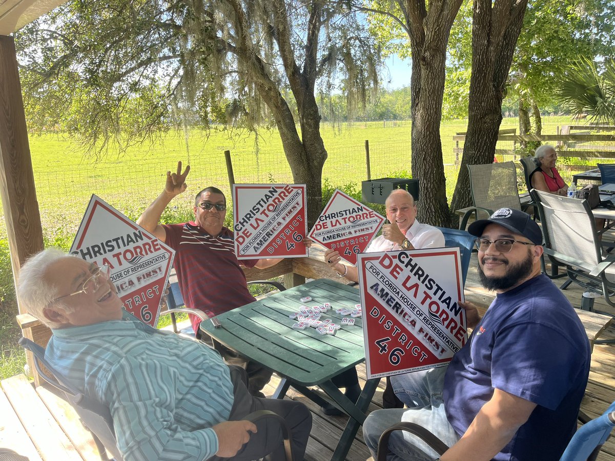 Delatorre_46's tweet photo. I am deeply grateful for the unwavering support and endorsement of my family.
#delatorrefl46
#fightforwhatisright
#followers https://t.co/MEp2v9Q5Pd