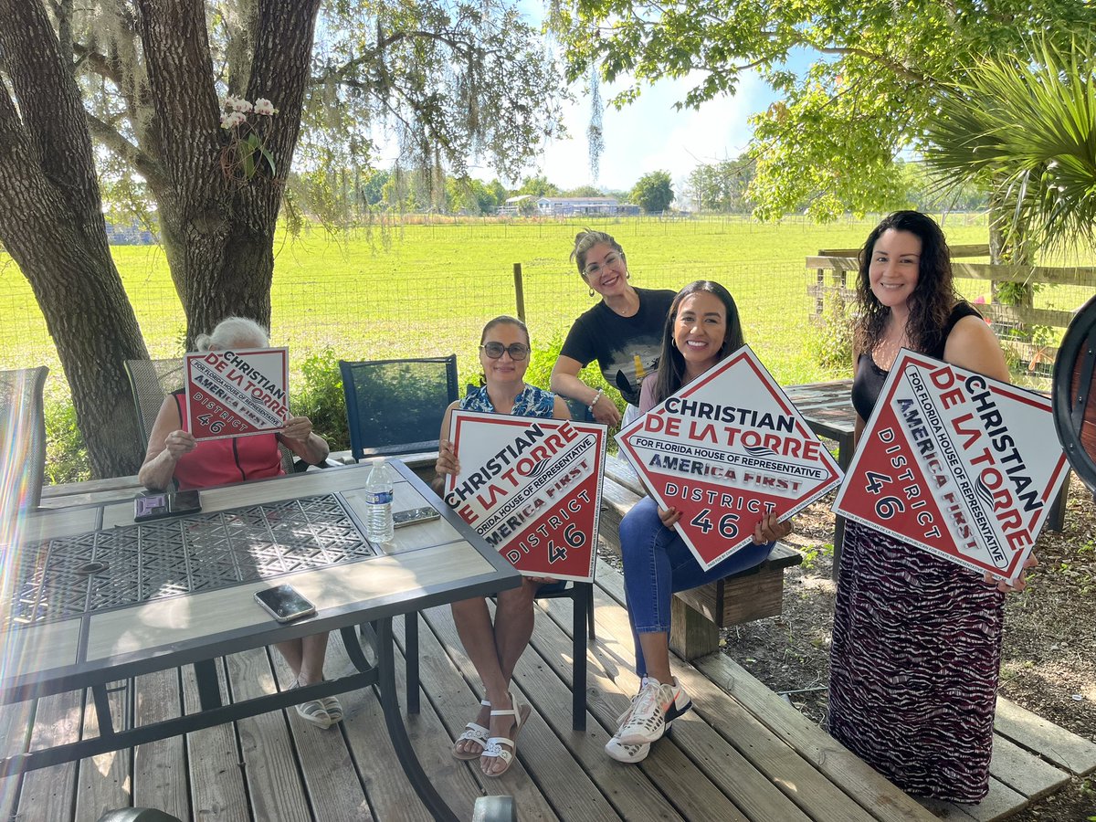 Delatorre_46's tweet photo. I am deeply grateful for the unwavering support and endorsement of my family.
#delatorrefl46
#fightforwhatisright
#followers https://t.co/MEp2v9Q5Pd