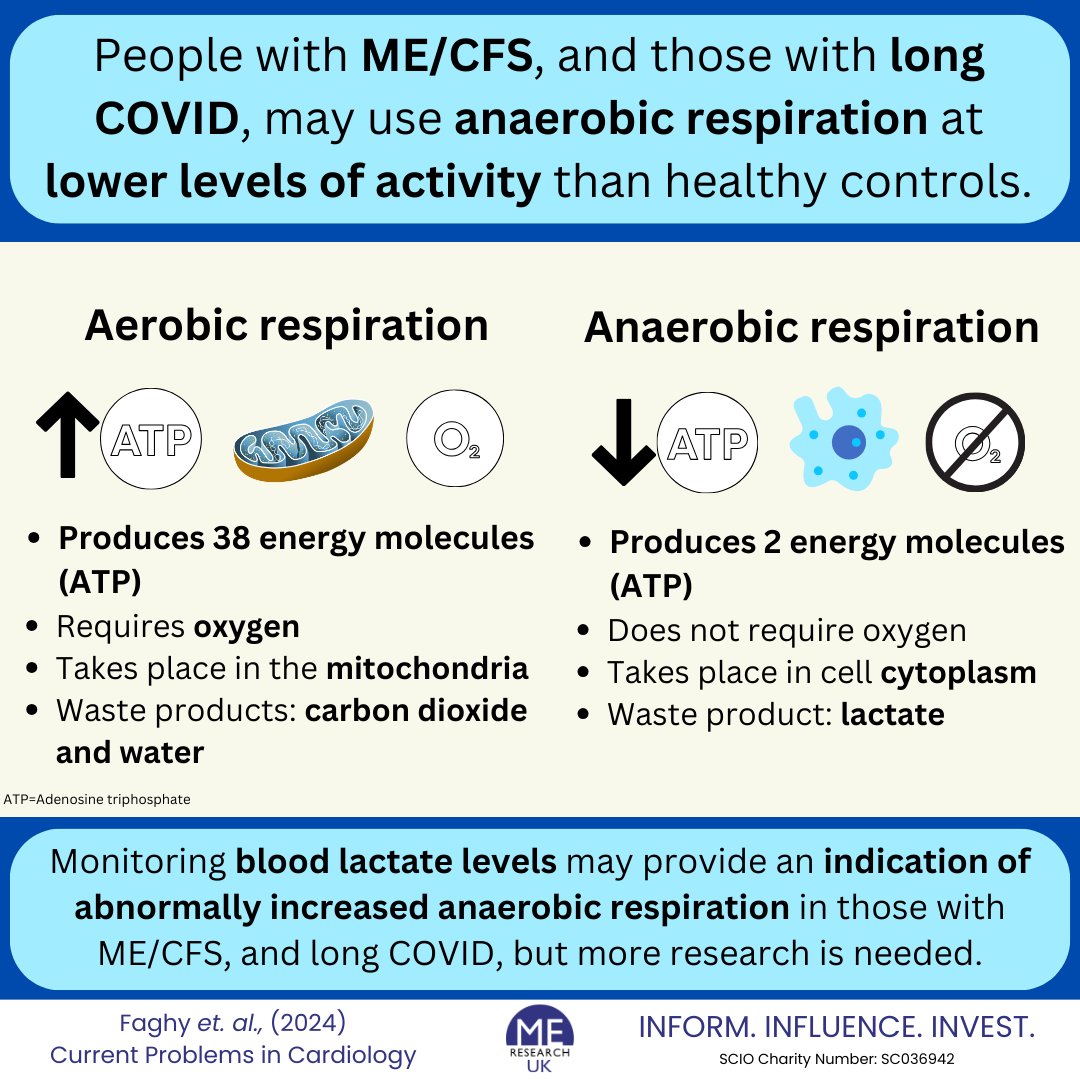 Post exertional malaise is often referred to as the cardinal symptom of ME/CFS – & one also experienced by some with long COVID. A new paper looks at how monitoring lactate levels in the blood may provide a way to support pacing strategies for PEM tinyurl.com/k823kc5c #MECFS