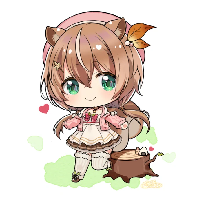 ホロライブIDのちっちゃ『リス』ちゃん#iRISUtration #ちっちゃキャラR 
