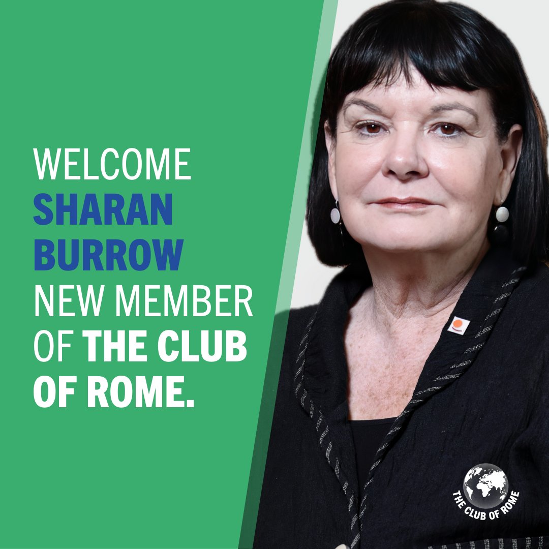 Delighted to welcome @SharanBurrow, advocate for #HumanRights and #ClimateAction, and former head of @ITUC, as a member of The Club of Rome. With her vast experience in labour rights and just transitions, she is a stellar addition to our community. 🔗 clubofrome.org/member/burrow-…