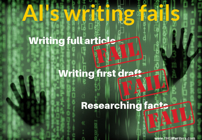 AI #writing fails show why it can’t replace human #writers thgmwriters.com/blog/ai-writin… RT <a href="/amabaie/">David Leonhardt ✍ 🇨🇦 🌎</a>