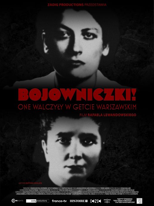 Z okazji 81. rocznicy powstania w getcie warszawskim, 18/04, @polinmuseum zaprasza na specjalny pokaz filmu dokumentalnego „Bojowniczki! One walczyły o wolność w getcie warszawskim” zrealizowanego przez🇫🇷-🇵🇱reżysera Rafaela Lewandowskiego. Bezpłatny bilet➡️tinyurl.com/w7pd8z68