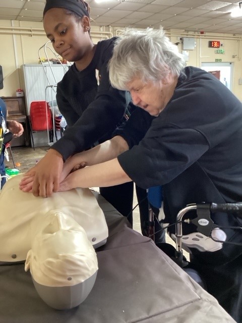 Members have had a very informative session this afternoon with Cleobury Mortimer &amp; District Community First Responders learning all about CPR.

A bit thank you to Liz Vanegas de Quickenden for coming in to deliver the session.
