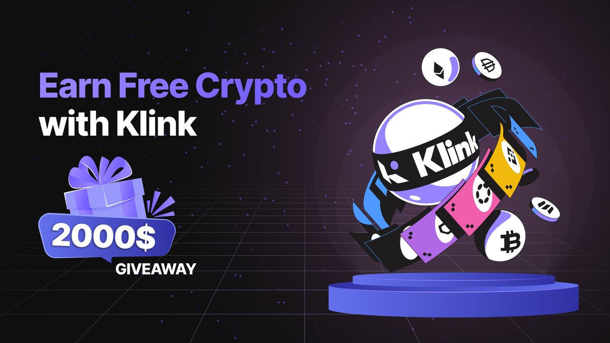 Klink Finance is your gateway to earning crypto the easiest way! Join us  for unique quest rewards and high-growth investment opportunities. Follow  us for tips, updates, and more! 🛡️ #KlinkFinance