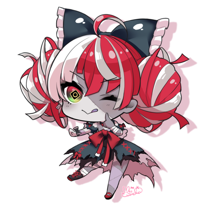 ホロライブ「ホロライブIDのちっちゃ『クレイジー・オリー』ちゃん#graveyART #ちっ」|ゆんちゃ*/お絵描きVtuber結乃りぼん💝のイラスト