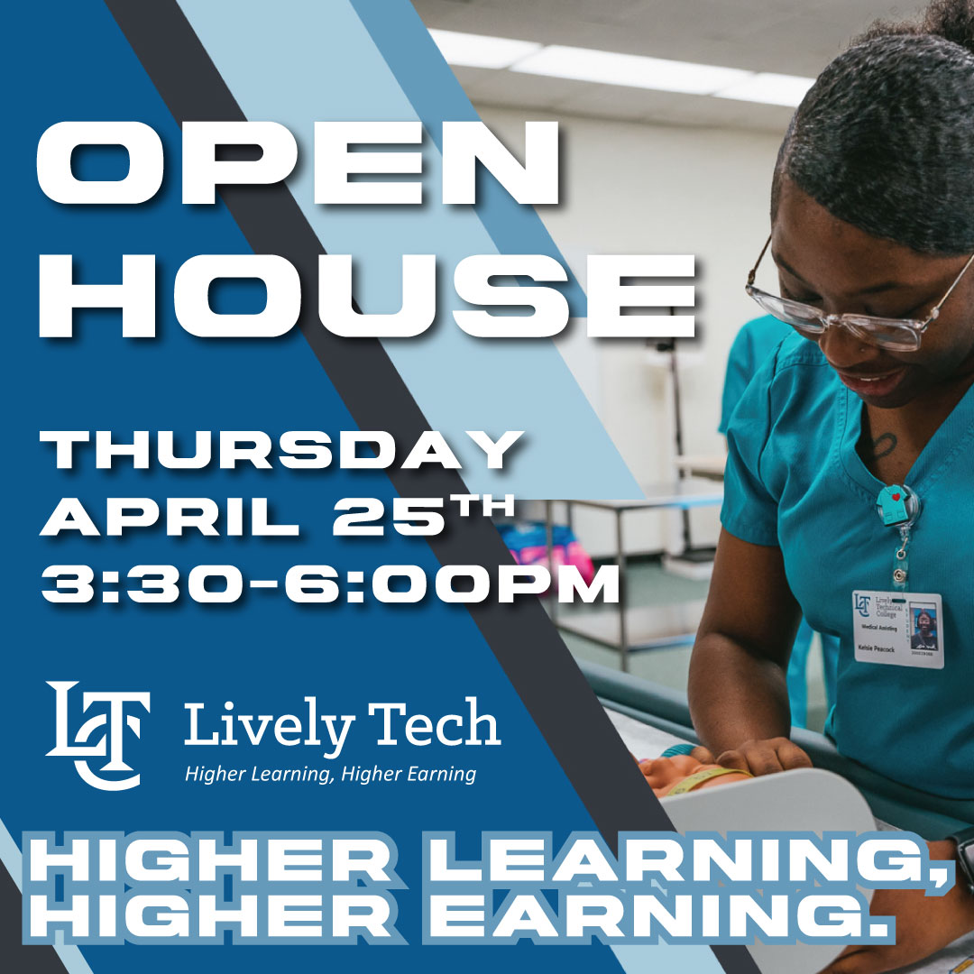 LivelyTechTally's tweet photo. ๐ Discover Your Hands-On Future at Lively Tech's Spring Open House!
Ready to skip the lectures and get straight to an exciting, high-paying career?
Mark your calendar and join us on April 25th! More details: https://t.co/o8mq8AOalq #HigherLearningHigherEarning #LivelyTech https://t.co/5TcHh21LZg