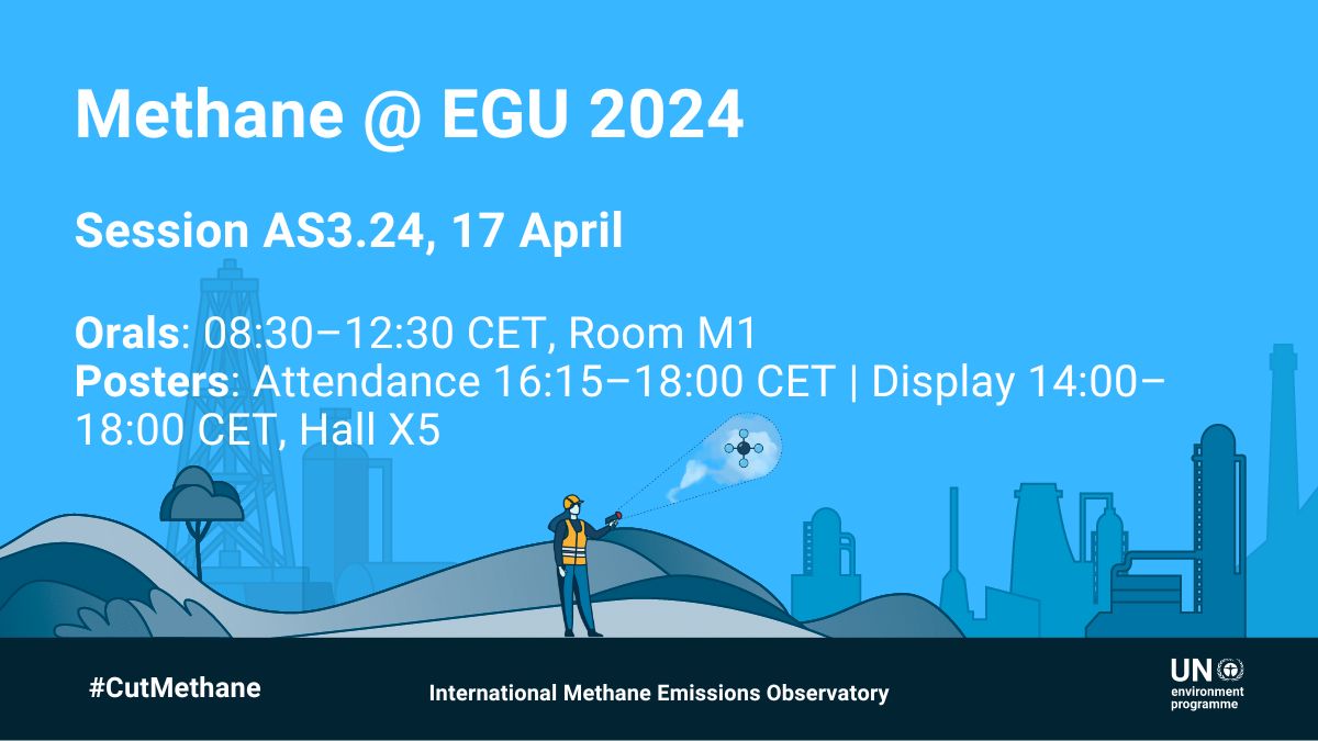 Attending #EGU24? Don’t miss session AS3.24. The world needs a systematic, international effort to fill knowledge gaps and target efforts to #CutMethane. That’s exactly what @UNEP’s Methane Science Studies provide. bit.ly/EGUmethane