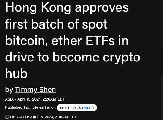 Remember when China banned Bitcoin? Now they want a piece of the pie and Hong Kong wants to become a crypto hub. The same thing will happen in the US. The SEC will eventually realize that this industry is here to stay and the US will become crypto-friendly.