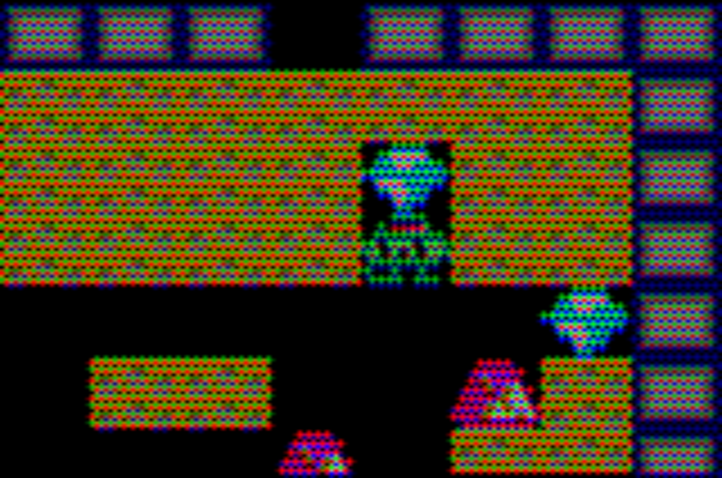 Thanks to sCZther, SSJ, Gaming Alexandria, TeamEurope a couple more GameKing 3 games were dumped (the GK3 being the rare 'colour' follow-up to the original GameKing) 

The first is Diamond, a Boulderdash clone