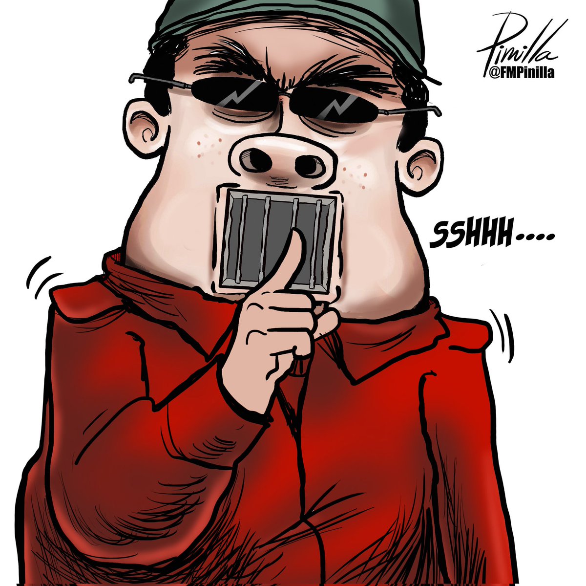 Ssshhh...
•
El que entendió entendió.
•
#caricatura para @elnacionalweb 
•
#caricatura #cartoon #Venezuela #venezolanos #politicalcartoon