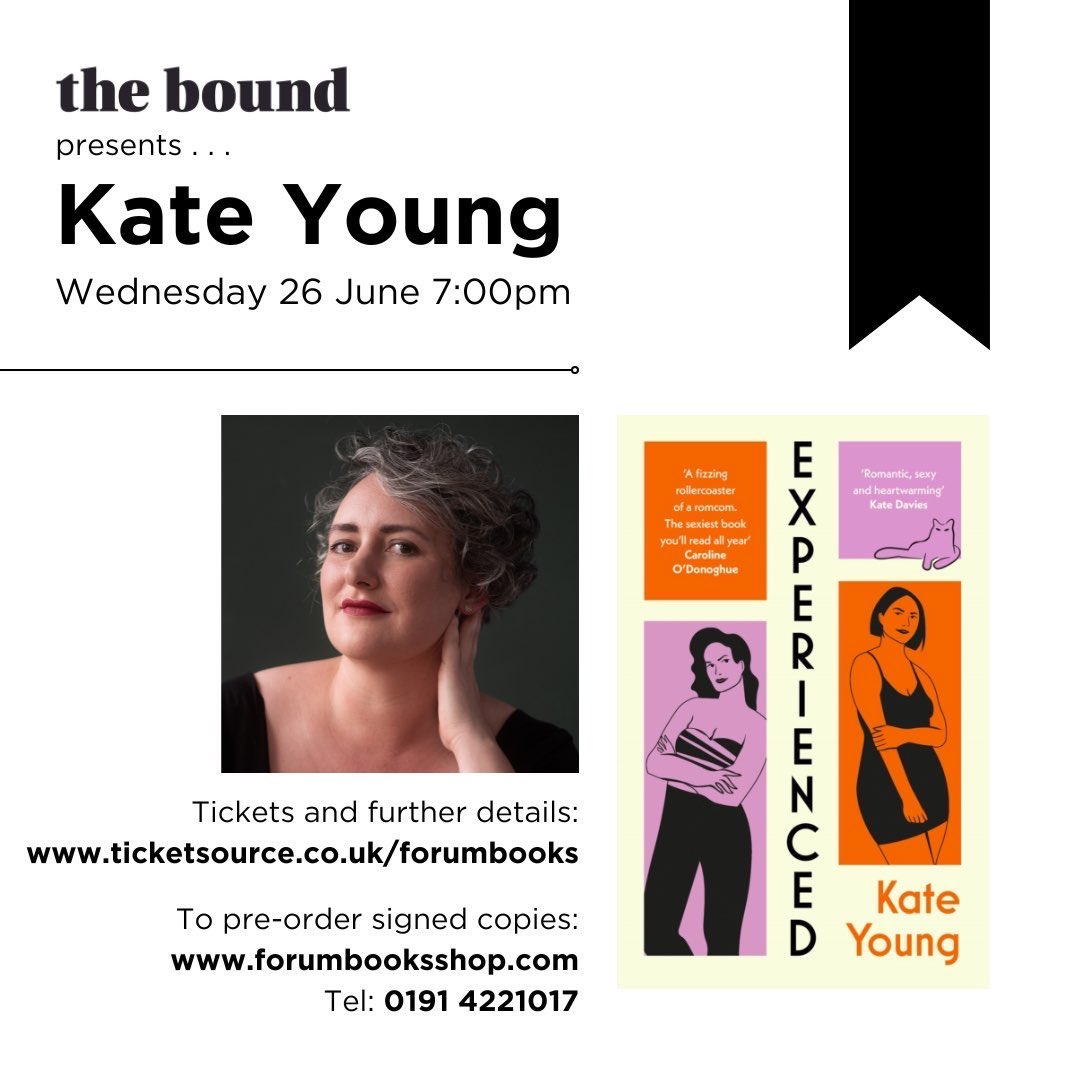 ✨NEW✨EVENT opportunity! 🧡🩷🤍🧡🩷🤍🧡🩷🤍 No experience required // just bring your good self & join us with deliriously lush @kateyoungwrites chatting to @LucyENichol about her fizzy, sexy, heartening rom com ❣️💥 🗓️ Wed June 26th,7pm 🎟️ instore + ticketsource.co.uk/forumbooks/the…