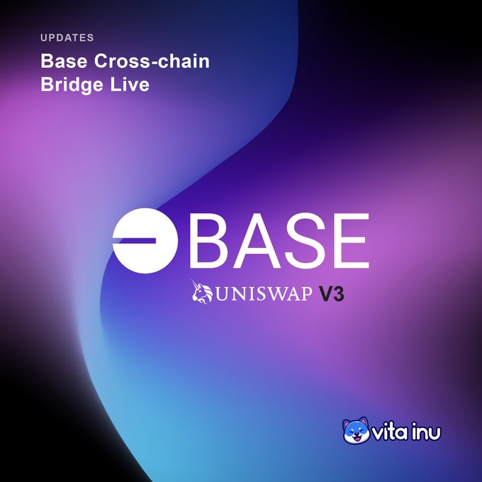 $VINU wurde auf <a href="/Uniswap/">Uniswap Labs 🦄</a> v3 (Base) 
Ihr könnt nun $VINU auf <a href="/base/">Base</a> traden 🥳

Bridge: bridge.wanchain.org/#/AssetBridge?…

Trade: app.uniswap.org/swap?outputCur…