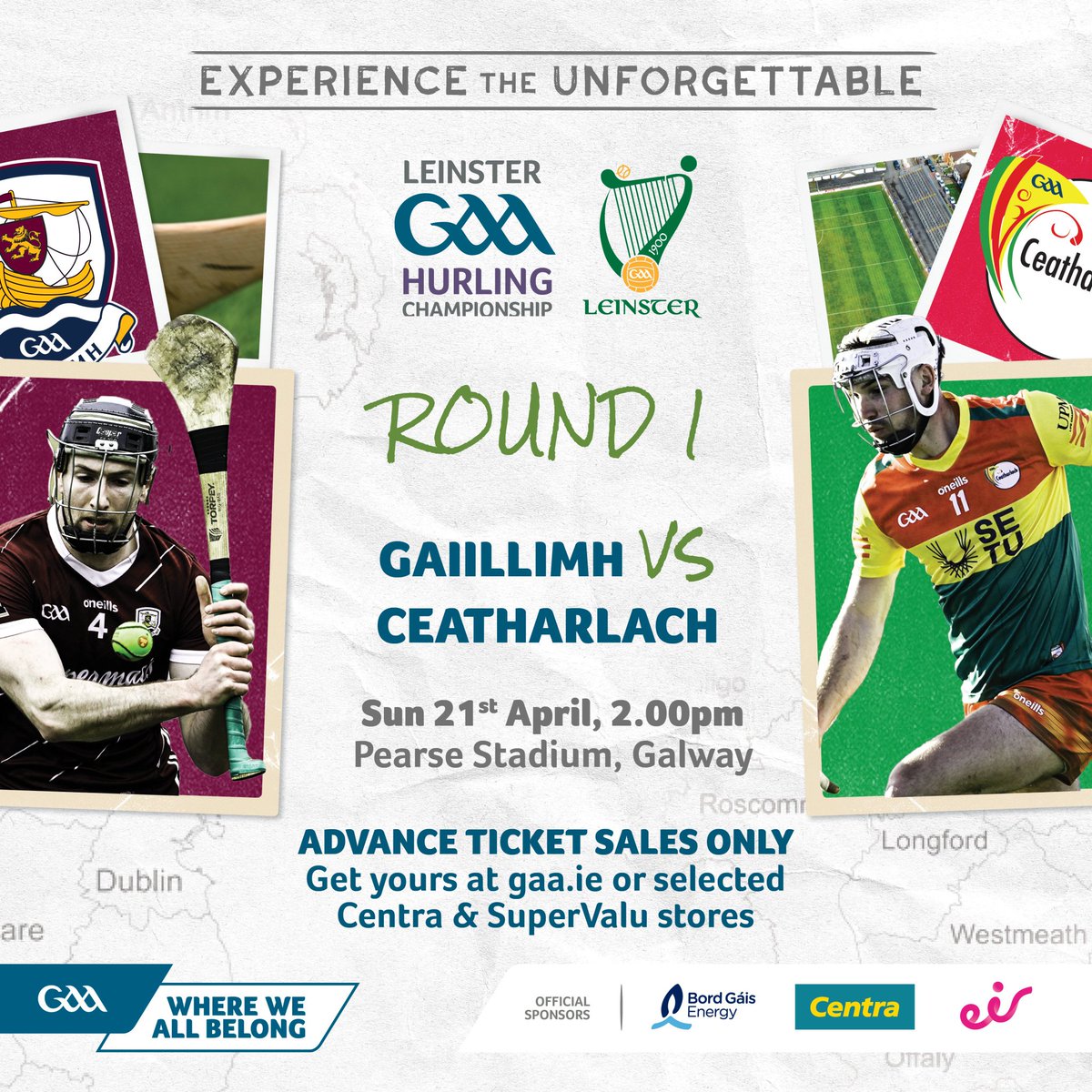 Leinster Senior Hurling Championship gets underway next weekend! We host Carlow in our first game. 📆Sunday, 21st April 🕑2.00pm 📍Pearse Stadium Buy Match tickets on ticketmaster.ie/leinster-senio… #riseofthetribes #gaillimhabú