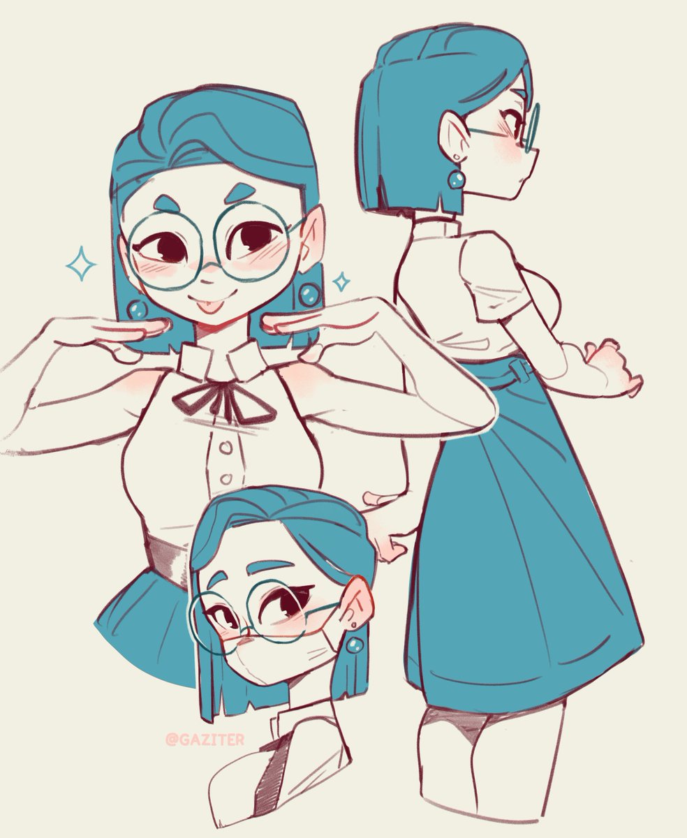 「Trying out short hair 」|Gaziter ⛄のイラスト