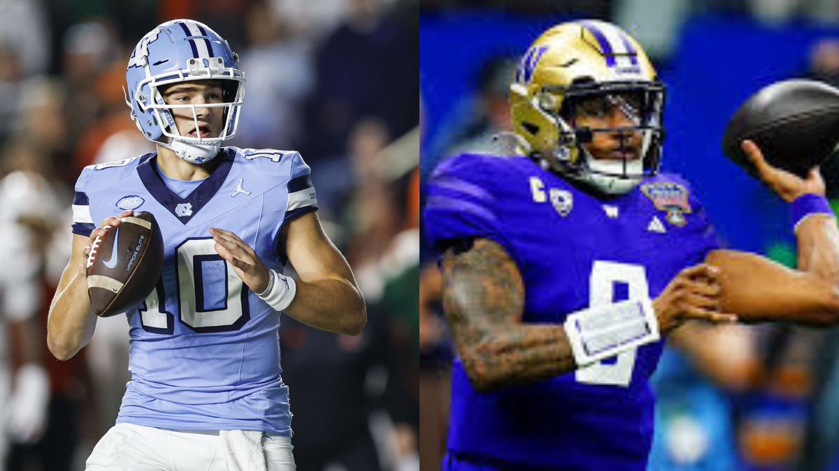 In a recent 2-round mock draft by @PFF_Sam, he has the #Vikings drafting not 1 but 2 QBs 🤯 💥First, he has the Vikings trading pick Nos. 11 & 109 with the #Bears for pick No. 9 to select QB Drake Maye 💥Second, he has the #Vikings trading pick No. 23 with the #Patriots for pick…