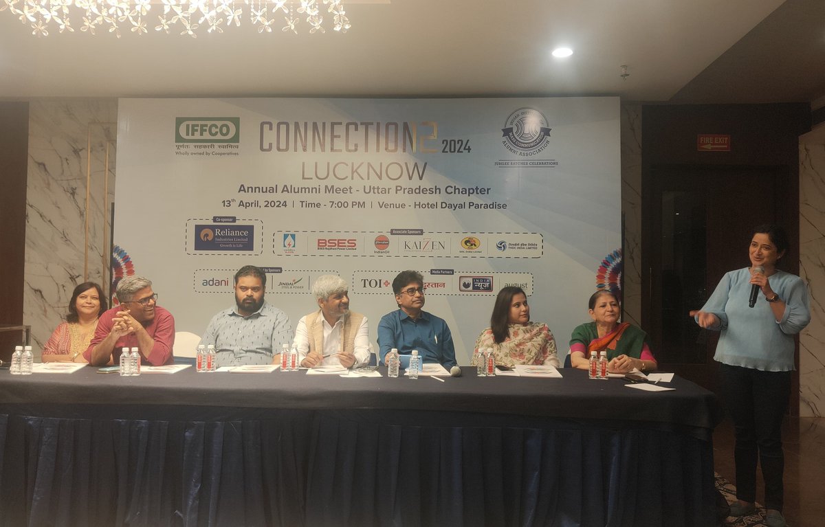 IIMCAA Connections 2024 Lucknow | Annual Alumni Meet of Uttar Pradesh Chapter | 13 April 2024 #IIMC #IIMCAA #Connections 

@sachinsamar27 | @amanmedia_ | @spdpranesh | @TarunPratap05 | @shuklaraaghav | @LiveRaghvendra | @KhurshidMisbahi | @archita_lahiri | @MohtaPraveenn