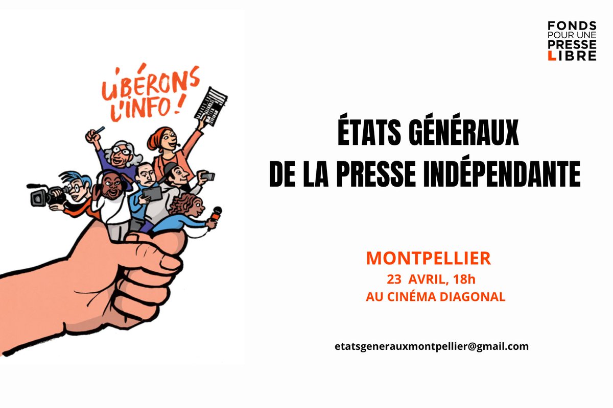 Un Bout des Médias est partenaire de la soirée des #EGPI à #Montpellier le 23 avril. Venez rencontrer et dialoguer avec les les acteurs locaux Inscription Débat (gratuit) : cinediagonal-reserver.cotecine.fr/reserver/F5914… Film : cinediagonal-reserver.cotecine.fr/reserver/F6020…