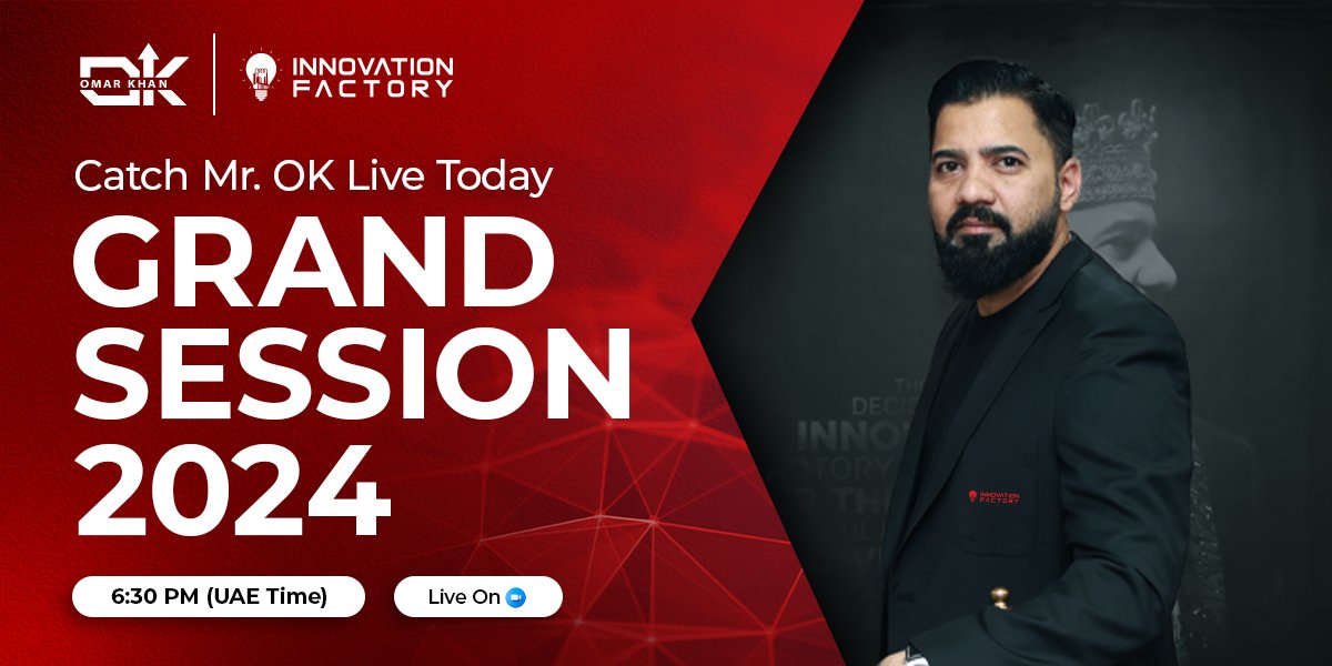 Tick-tock...
Today, April 15th, 2024, marks a pivotal date that will reshape your destiny, as an unparalleled revelation awaits on Zoom!
🌟 Host: Mr. Omar Khan (OK)
🚀 Event: Grand Session
⏰ Time:
06:30 PM 🇦🇪 07:30 PM 🇵🇰
08:00 PM 🇮🇳 08:30 PM 🇧🇩
#innovationfactory #BFIC #Blv