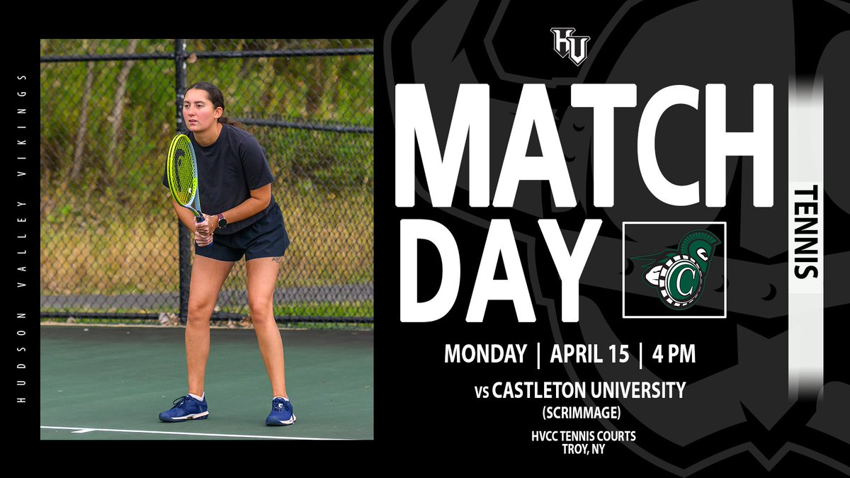 #GAMEDAY | Women's tennis welcomes Castleton University at 4 p.m. today! #GoVikings