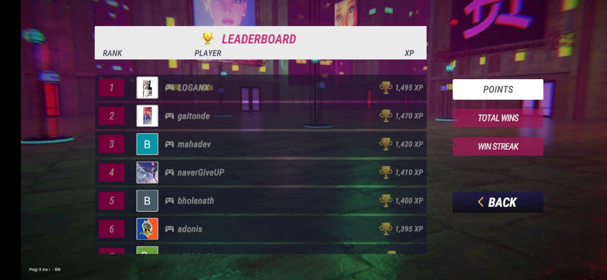 🎉 Competition has ended! 🏁 Congratulations to all the winners! 🥳🏆 To the top 5 players on the leaderboard: 🥇🥈🥉email us at hello@gami.me using the email address connected to Knockout Wars. We'll provide you with instructions on how to claim your well-deserved prize! 💰